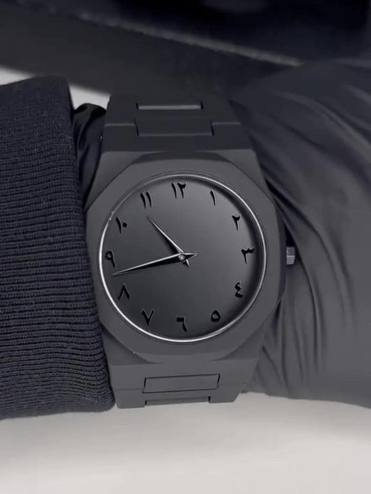 Black Arabic Dial Watch