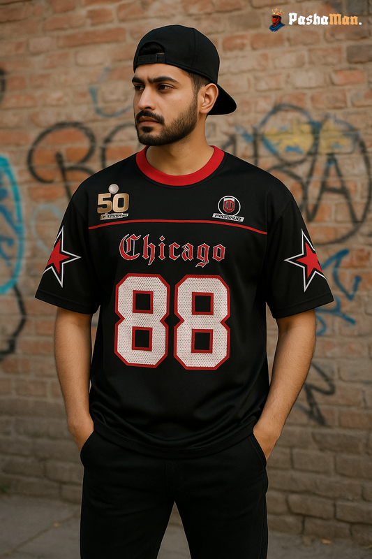 Men's Chicago Print Crew Neck T-Shirt
