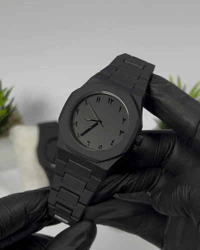 Black Arabic Dial Watch